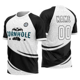 Contour Lines Custom Cornhole Jersey